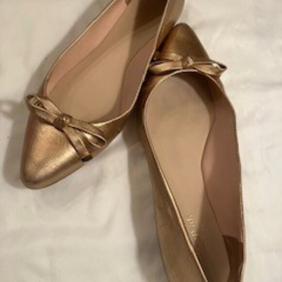Kate Spade Rose Gold Emma Pointy Toe Flat 7 - Picture 7 of 10